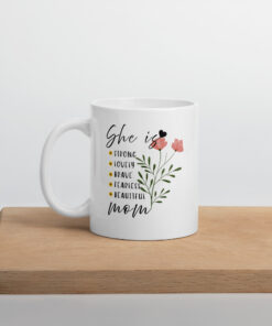 Alternative view of White glossy mug