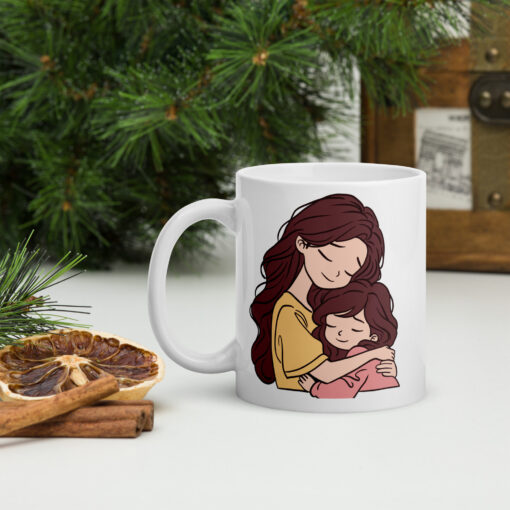 White glossy mug - a special gift for Mom - Image 2