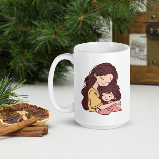 White glossy mug - a special gift for Mom - Image 5
