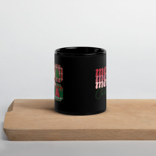 Black Glossy Mug for mom - Image 2