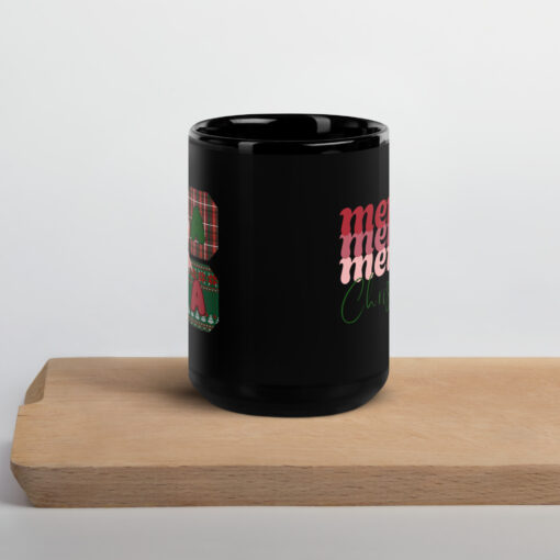 Black Glossy Mug for mom - Image 5