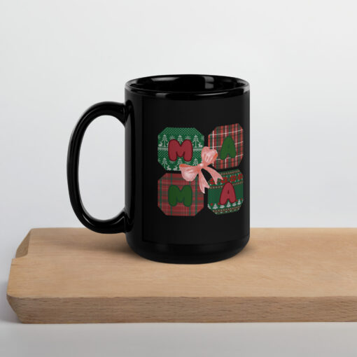 Black Glossy Mug for mom - Image 6