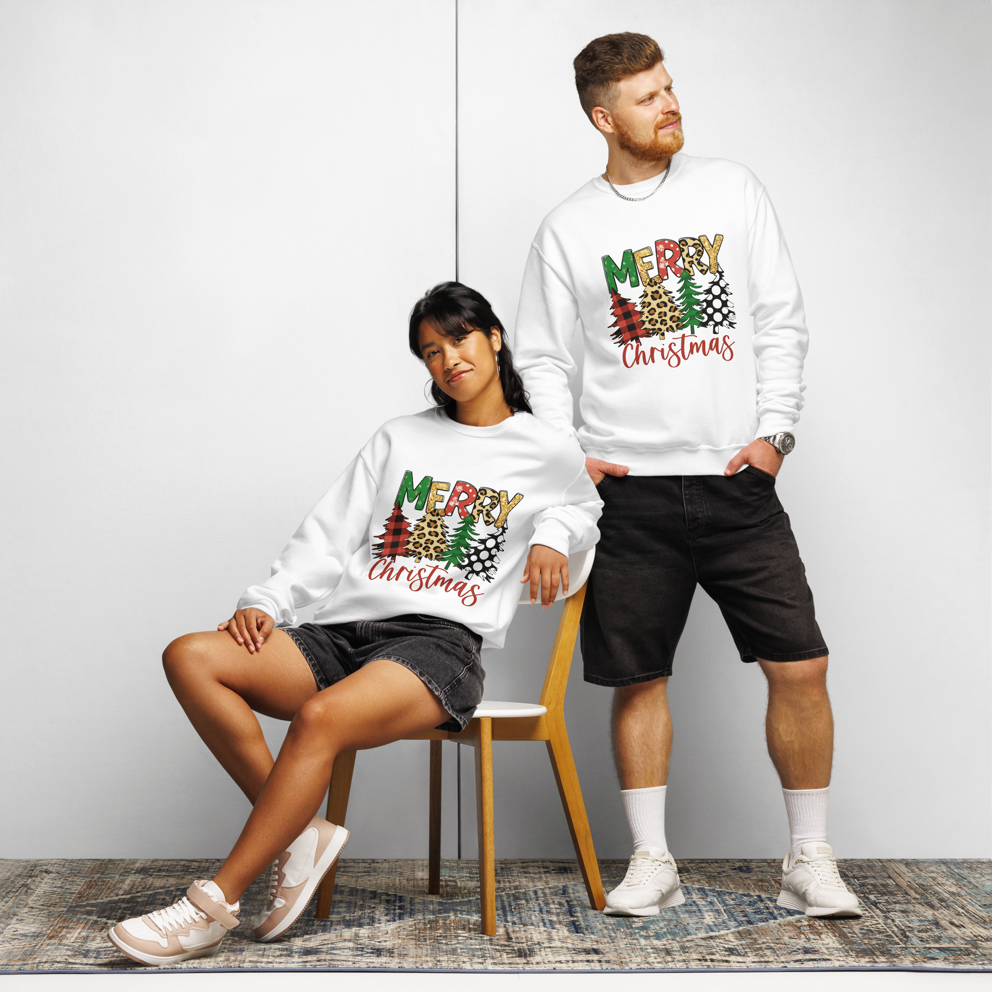Crew neck Christmas Sweatshirts