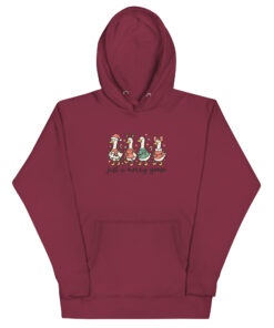 Christmas Comfort Colors Goose Shirt Funny Holiday Santa Lights Tshirt Festive Jolly Goose Tee Merry Christmas Shirt Just A Merry Goose Tee Unisex Hoodie