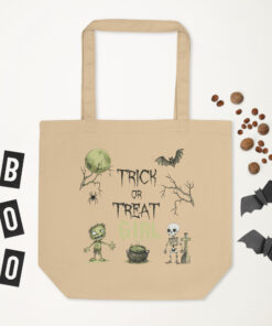 Alternative view of Halloween Tote Bag for Trick or Treat Girl Eco Tote Bag