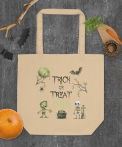 Halloween Tote Bag for Trick or Treat Girl Eco Tote Bag