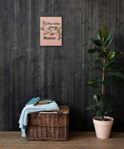 Alternative view of Retro Art Print, Aesthetic Wall Art, Kindness Quote Poster, Large Trendy 70s Art Print, Typography Thin canvas