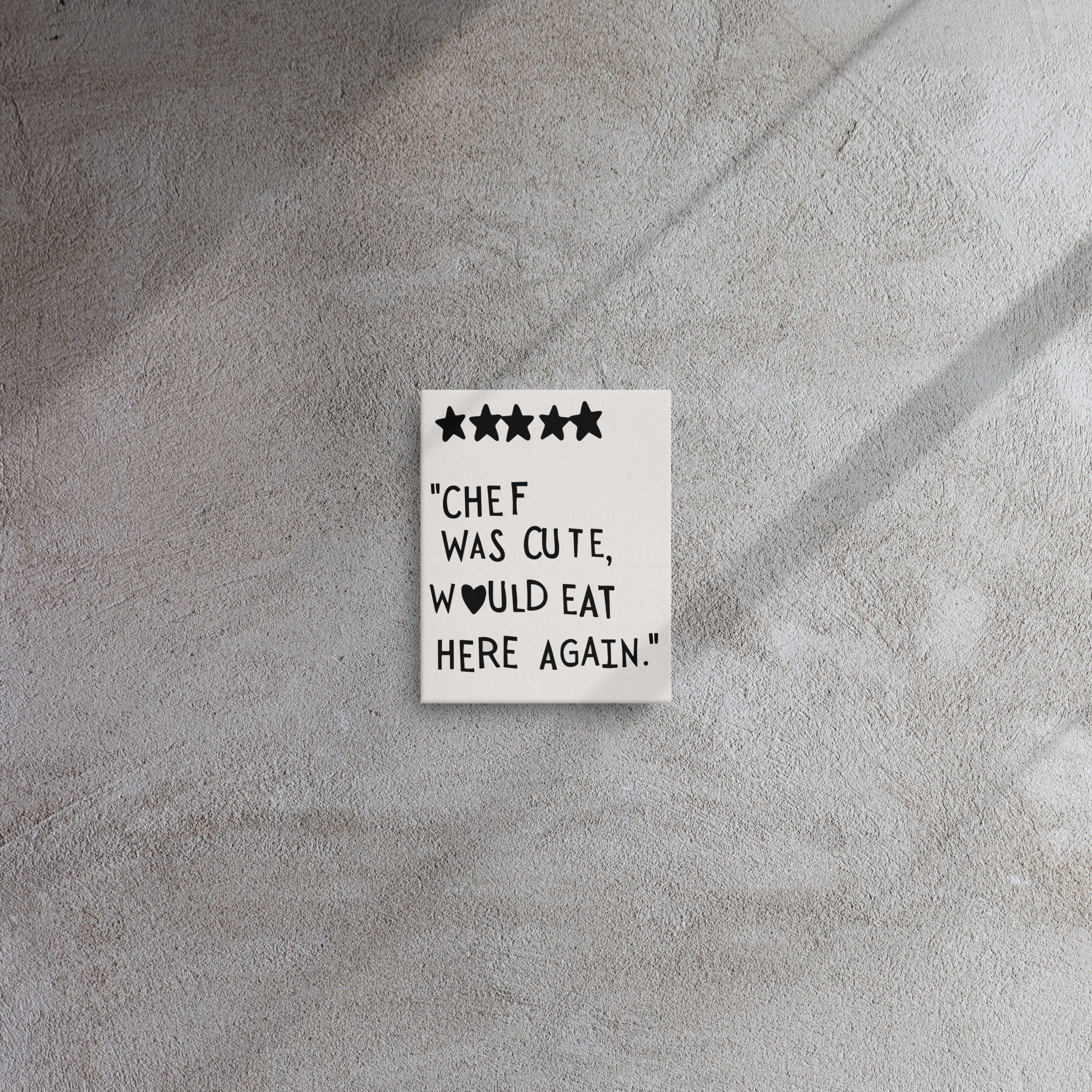 Aesthetic Kitchen Decor Cute Cooking Art Kitchen Wall Art Print Minimalist Heart Print Black Chef Art Thin canvas - Image 10