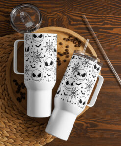 Halloween Travel mug with a handle
