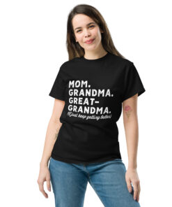 Grandma Shirts Women Mom Grandma Great Grandma Graphic T shirt
