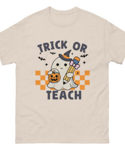 Trick Or Teach Halloween T-shirt