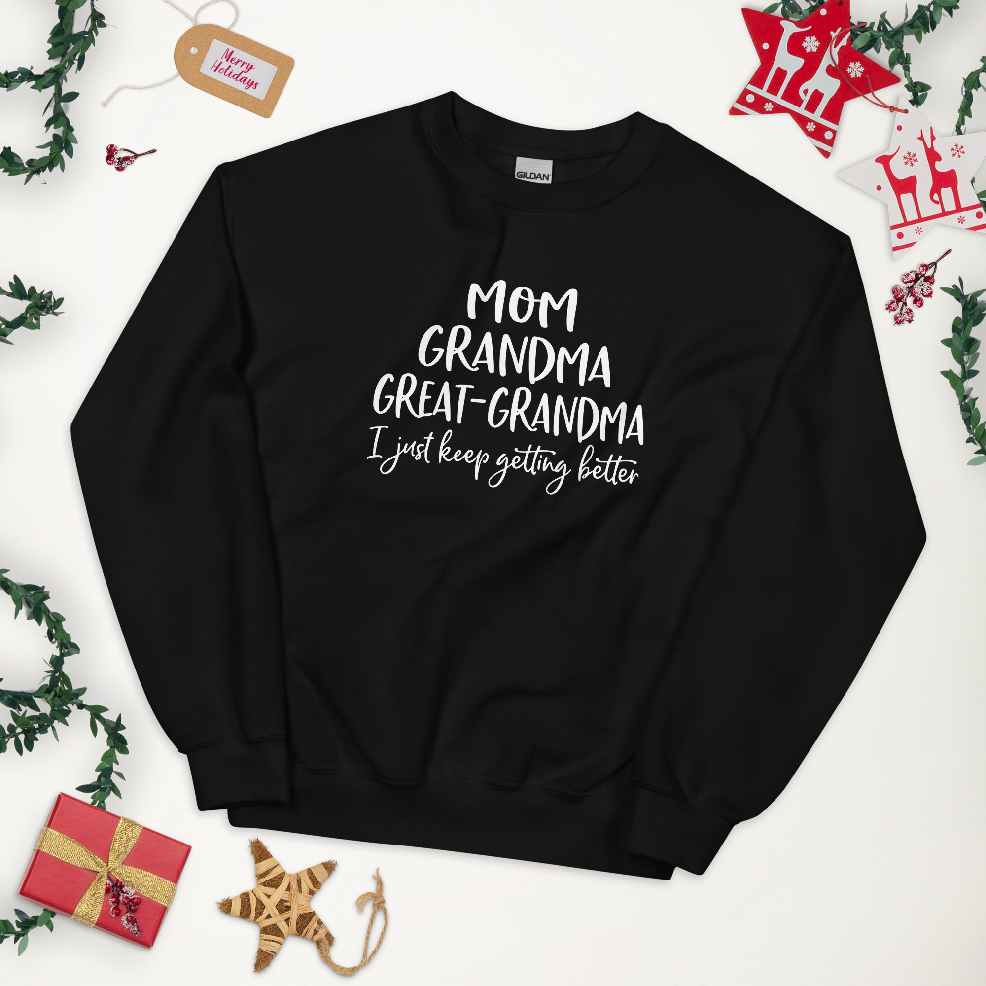 Womens Great Grandma Sweatshirt Crewneck Casual Pullover Loose Comfy Grandma Gifts Shirts Top Unisex Sweatshirt - Image 2