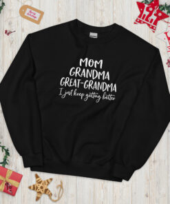 Womens Great Grandma Sweatshirt Crewneck Casual Pullover Loose Comfy Grandma Gifts Shirts Top Unisex Sweatshirt
