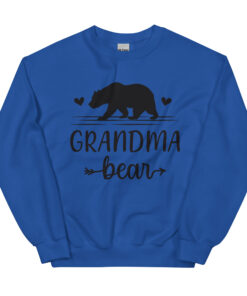 Alternative view of Grandma Bear Sweatshirt | Comfort Colors® Grandma Bear Sweatshirt