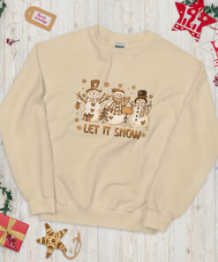 Snowman Christmas Sweatshirt Unisex Sweatshirt