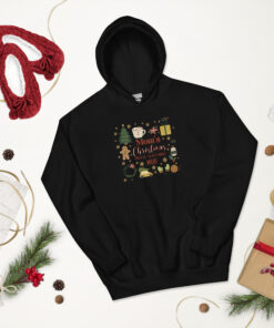 Alternative view of Mom's Christmas Movie Watching Mug Unisex Hoodie