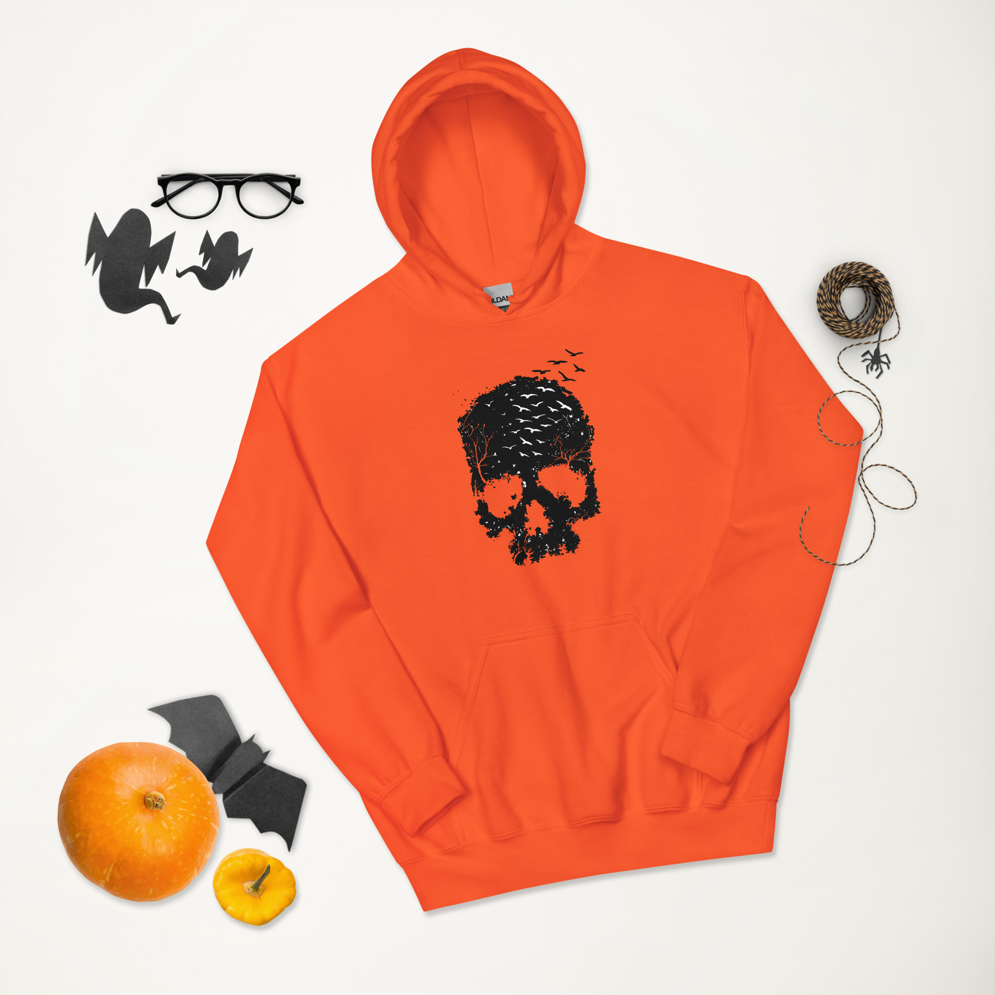 Blooming Jelly Women's Halloween Sweatshirts Skull Graphic T Shirts Long Sleeve Pullover Tops Gothic Fall Clothes 2025 Unisex Hoodie - Image 18