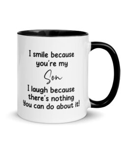 Son Mug, Son Gifts From Mom, Present Nfor Son, Son Coffee Cup, Gifts for Son, Funny Gift For Son, Son Christmas Gift, Best Son MugMug with Color Inside
