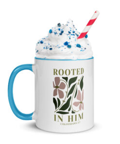 Alternative view of Christian Rooted In Him Mug