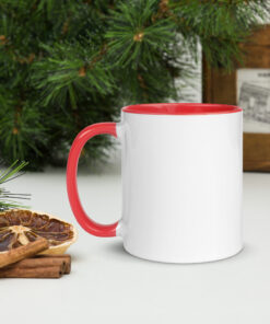 Alternative view of Mama Claus Coffee Mug Holiday Coffee Mug Christmas Gifts Christmas Gift for Mom Mug with Color Inside