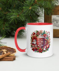 Alternative view of This is My Christmas Movie Watching Mug Wrap Mug with Color Inside