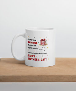 Alternative view of Funny Mum Mother's Day White glossy mug