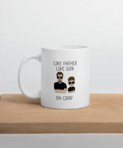 Funny Dad Gift White glossy mug