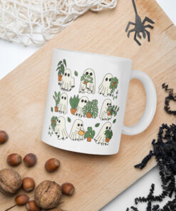 Alternative view of Super Cute Ghosts Ceramic Mug, Adorable Halloween