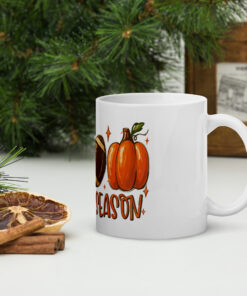 Fall Mug, Tis The Season Mug, Fall Coffee Mug, Football, Fall Coffee Pumpkin Spice, Autumn Mug, Fall Coffee Cup, Cute Fall Mug, Fall GiftsWhite glossy mug