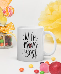 Wife Mom Boss Mug