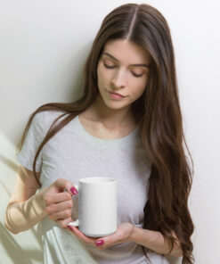 Alternative view of This is My Christmas Movie Watching 11oz & 15 oz Mug Wrap, Cute Christmas Mug, Christmas Movies Mug White glossy mug