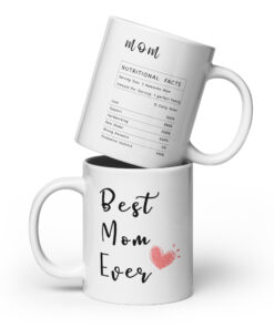 White glossy mug for Mom