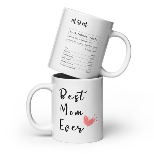 White glossy mug for Mom